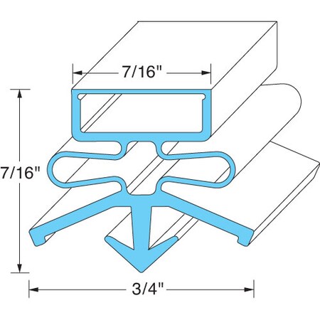 True Gasket, Door - 18-3/4" X 30" E810759